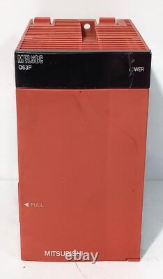 Mitsubishi Q63P, 45W, 24VDC, 6AMP, UNITÉ D'ALIMENTATION (UTILISÉE)