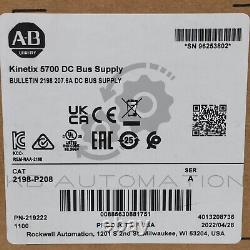 (NOUVEAU) Alimentation de bus DC Kinetix 5700 2198-P208, courant de sortie maximal de 207,6 Ampères