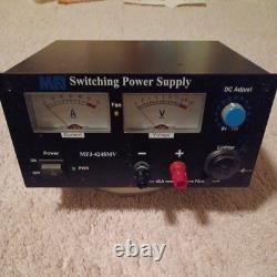 NOUVEL ALIMENTATEUR À COMMUTATION MFJ 45Amp MFJ-4245MV avec câble d'alimentation