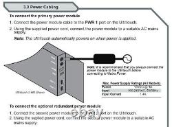 NOUVEL ALIMENTATION NEW ROSS ULTRITOUCH-PS pour Ultritouch (15V, 4.0Amp DC)