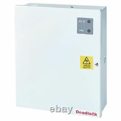 Nouveau 12v DC Regulated Boxed Power Supply 2 Amp, Postage Inc, Au Royaume-uni