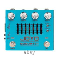 Pédale d'effet simulateur d'ampli overdrive JOYO pour basse avec alimentation