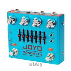Pédale d'effet simulateur d'ampli overdrive JOYO pour basse avec alimentation