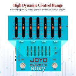 Pédale d'effet simulateur d'ampli overdrive JOYO pour basse avec alimentation