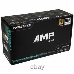 Phanteks Amp 650w 80 Plus Alimentation Modulaire En Or