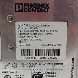 Phoenix Contact Quint Series 3 Phase Pn2938594. 3 Phase En 24 Volts