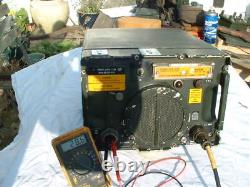 Radio militaire Clansman Haute puissance 50 ampères Unité d'alimentation électrique (PSU) testée VGWO
