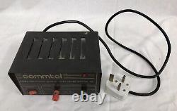 Rare Vintage Commtel Stabilisé Unité D'alimentation Haute Puissance 13,8 V 3/5 Amp Mod Bs Uk