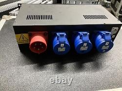 Répartition triphasée 32A 3x 32A Sortie + Powercon 19 Rack Éclairage de scène