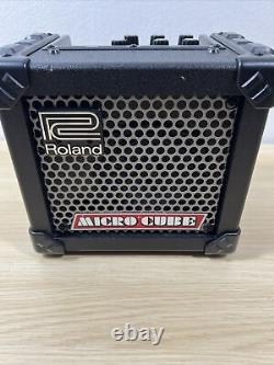 Roland Micro Cube Amplificateur De Guitare Portable Pratique Amp N225 Pas D'alimentation