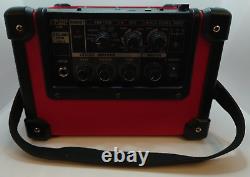 Roland Micro Cube Gx Red 3w 12cm/5 Amp Et Alimentation Pour Guitare Portable