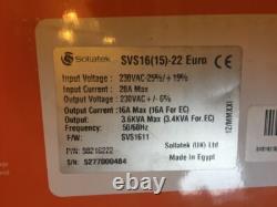 Stabilisateur de tension Voltright Svs Sollatek 230 Volts 16 Ampères Neuf