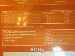 Stabilisateur de tension Voltright Svs Sollatek 230 Volts 16 Ampères Neuf