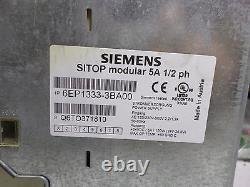 Supplément De Pouvoir De Siemens 24dc 5ampères 1phase 120.500v 6ep1-1333-3ba00