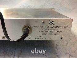 Wohler AMP-1 monitoring audio stéréo à deux canaux avec alimentation électrique. TRÈS RARE.